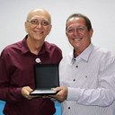 Homenageado da rede federal, professor Raimundo Leandro Neto. (Crédito: Vitor Meireles)