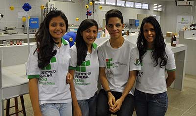 Equipe que representou o campus na competição