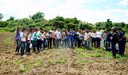 alunos de Agropecuária e Zootecnia em aula de campo