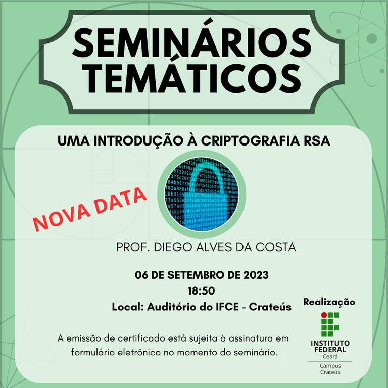 Uma introdução à criptografia rsa Uma introdução à criptografia rsa