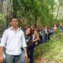 A trilha durou cerca de duas horas