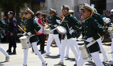A banda tem cerca de 50 integrantes.