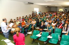 Palestra de recepção