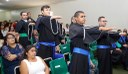 Nove formandos participaram da solenidade.