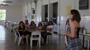 A confraternização aconteceu no refeitório