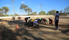 Os estudantes se empolgaram com a parte prática.