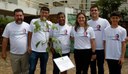 Homenagem à José do Vale Coordenada por Gauberto Barros (centro), homenagem também contou com plantio de ipê