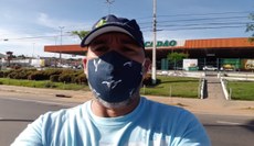 Luis Clodoaldo distribui máscaras para pessoas em situação de vulnerabilidade