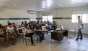 Alunos de todos os cursos estavam envolvidos no evento.