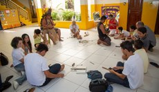 Representantes de povos indígenas ministraram oficinas