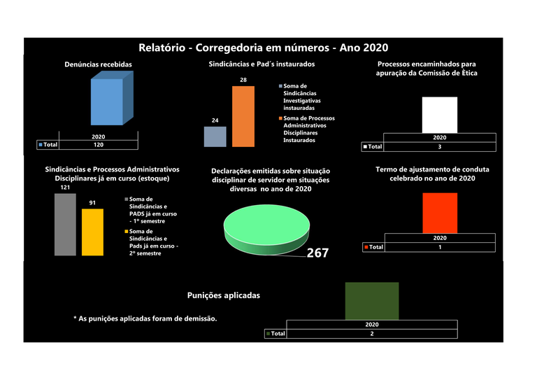 Corregedoria em Números - 2020 Corregedoria em Números - 2020
