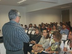 Palestra para alunos de especialização de Educação a Distância