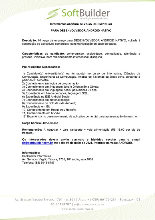 Desenv android Desenv android