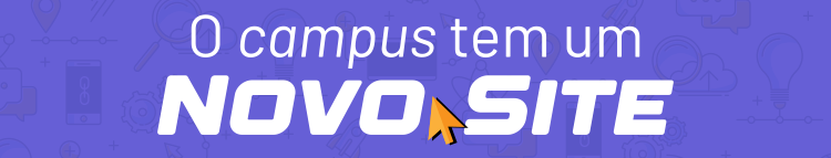 O campus tem um novo site