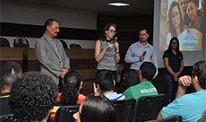 Palestra foi bastante prestigiada pelos alunos. (Foto: Francisco da Costa)