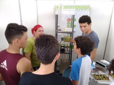 Analisador de Fluxo de Água foi uma das atrações do evento.