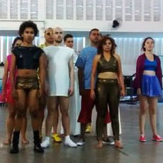 Na imagem, ensaios do espetáculos. (foto: divulgação).