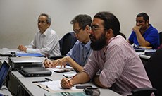 Vários pesquisadores participaram do worksho. (foto: Luiz Henrique).