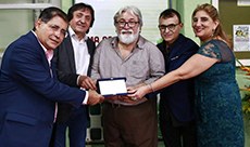 Maestro Poty recebeu homenagem durante o Encontro. (Foto: Francisco da Costa) Maestro Poty recebeu homenagem durante o Encontro. (Foto: Francisco da Costa)