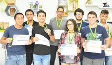 Estudantes premiados na Olimpíada Canguru
