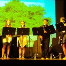 Na imagem: apresentação do Grupo Doces Flautas Doces na cidade de Sousa - PB (foto:divulgação).