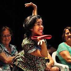 Na imagem, cenas do espetáculo Ensaio para um Silêncio (foto: divulgação).