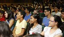 Centenas de alunos lotaram o auditório Castello Branco. (Foto: Francisco da Costa).