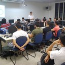 Alunos se preparam para competições. (Foto: Júlia Brito).