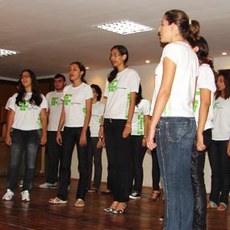 Imagem: apresentação do coral do IFCE, umas das atrações do Dia do ex-aluno (foto: divulgação).