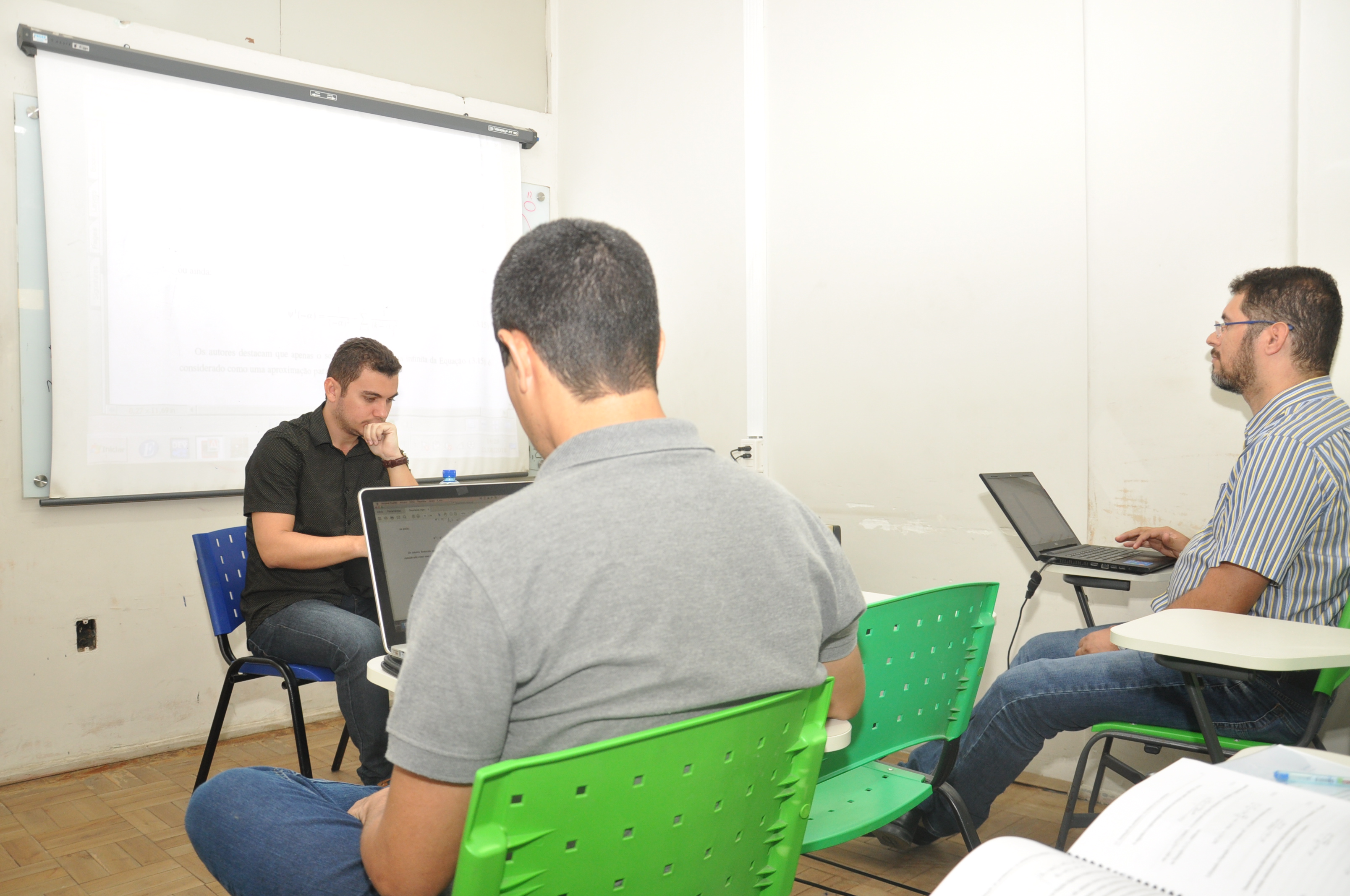 Enilton na defesa do mestrado do PPGET