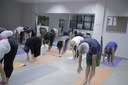 Aula de ioga do Saúde e Consciência