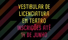 Vestibular de Teatro.