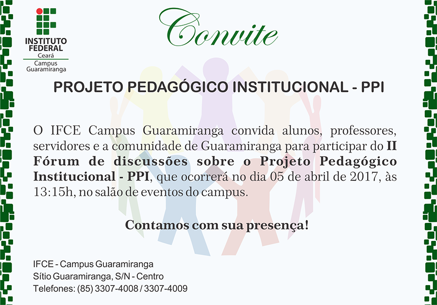 Projeto Pedagógico Institucional