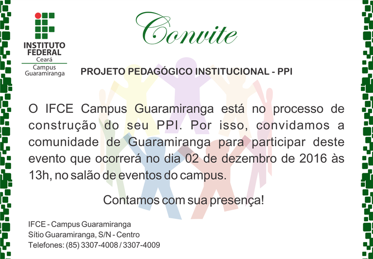 Projeto Pedagógico Institucional