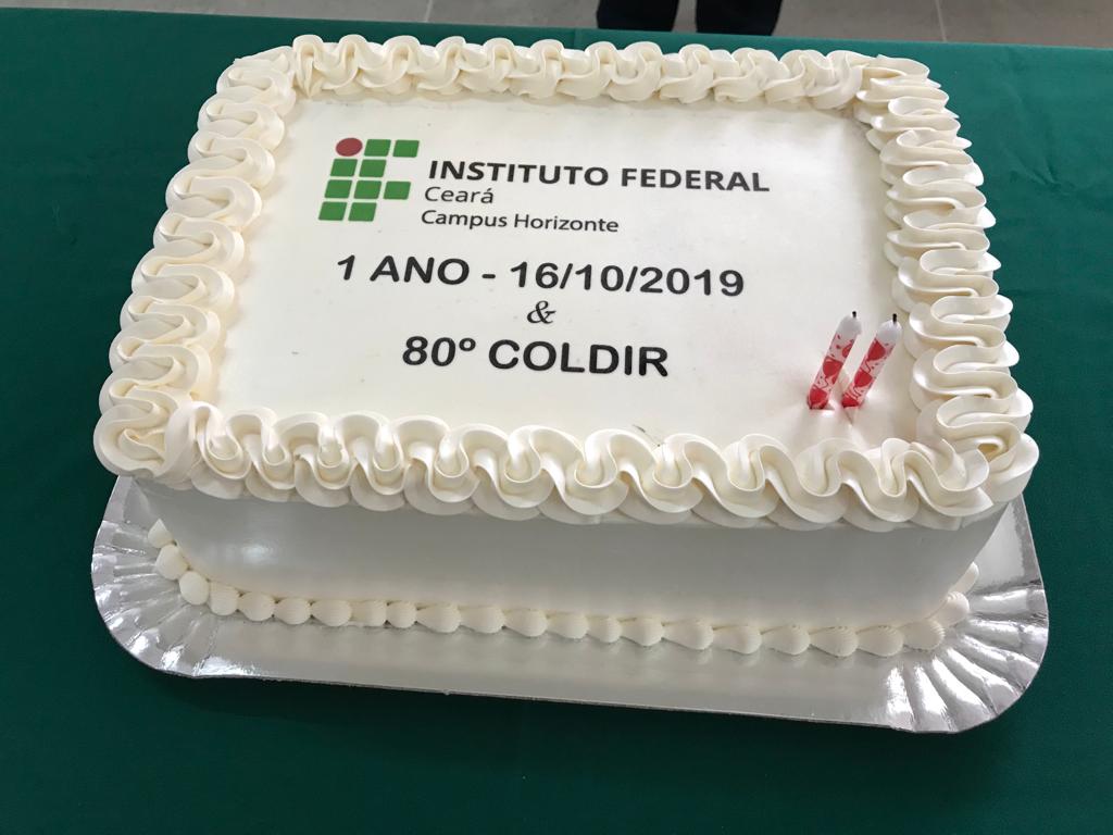 1 ano do IFCE campus Horizonte - 80ª Reunião Coldir