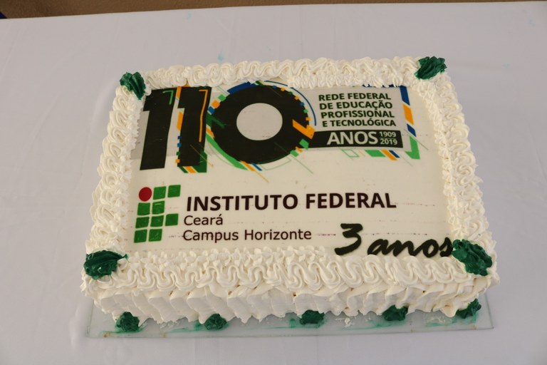 Comunidade acadêmica do IFCE Campus Horizonte comemora 110 anos da Rede Federal de Educação Profissional, Científica e Tecnológica Comunidade acadêmica do IFCE Campus Horizonte comemora 110 anos da Rede Federal de Educação Profissional, Científica e Tecnológica