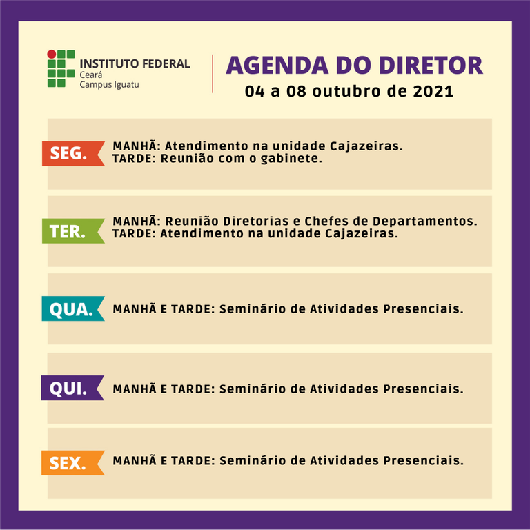 04 a 08 out 2021