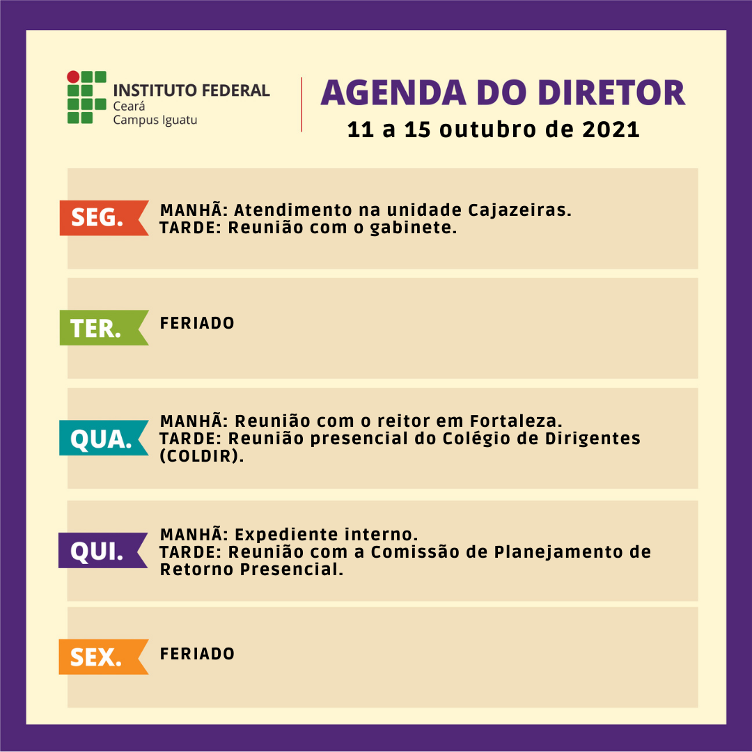 11 a 15 out 2021