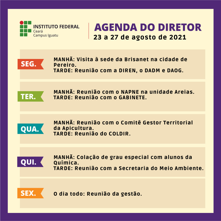 23 a 27 ago 2021