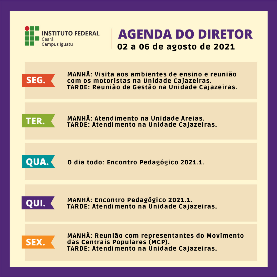 02 a 6 ago 2021