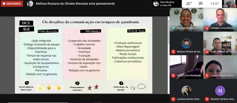 Encontro Virtual de Comunicadores - abertura