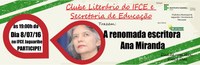 Clube Literario Ana Miranda Clube Literario Ana Miranda