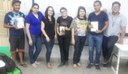 Alunos e servidores no encontro do Clube de Leitura