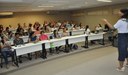 O campus recebeu os participantes do projeto, para debater as experiências e dificuldades com a deficiência visual