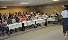 O campus recebeu os participantes do projeto, para debater as experiências e dificuldades com a deficiência visual