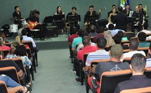 Aula inaugural de Música contou com apresentação da Big Band