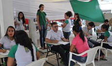 Estudantes de Nutrição, Alimentos e Educação Física promoveram orientações sobre alimentação e atividade física