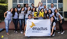 Equipe Enactus pronta para representar o IFCE de Maracanaú (Foto: divulgação).