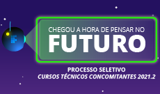 Arte do processo seletivo 2021.2
