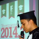 Tales Matheus Alves Valente, orador das turmas do ensino técnico.  Foto: Elieudo Nascimento